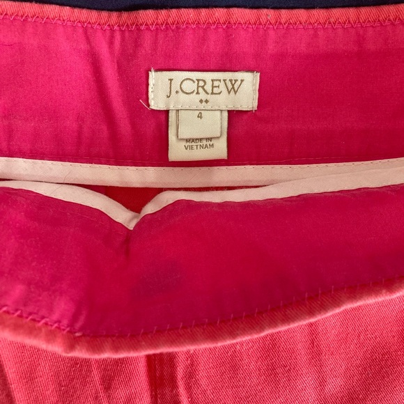J. Crew Pink Palm Tree Shorts Size 4 - Picture 1 of 3